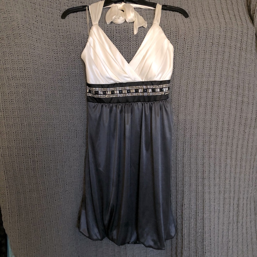 Halter homecoming/prom dress